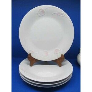 Gallery Collections Ranmaru Tulip Shadow 10.5" Dinner Plates Discontinued